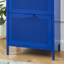 Outlet Pantone NINO Meuble à chaussures 2 portes 1 tiroir en métal L55cm
