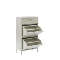 Outlet Pantone NINO Meuble à chaussures 2 portes 1 tiroir en métal L55cm