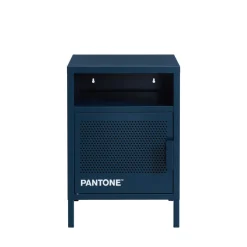 Pantone NINO Table de chevet 1 porte en métal