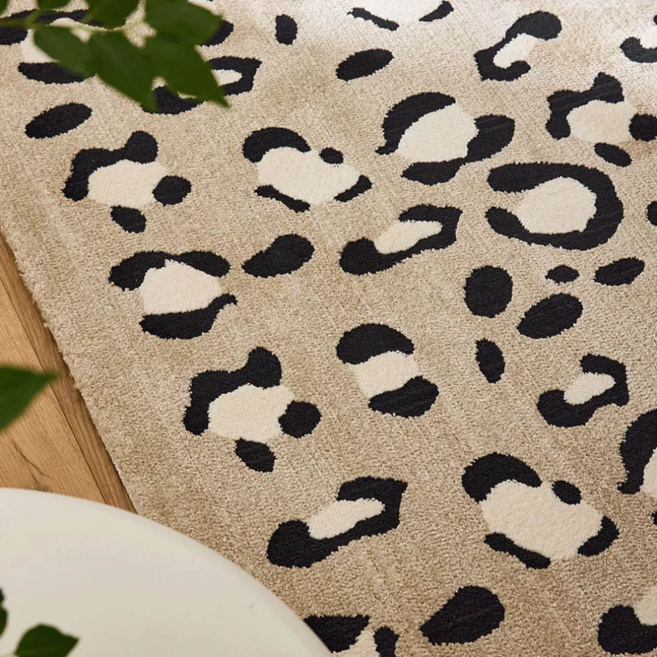 Discount Drawer NOMAD Tapis contemporain à motifs léopard