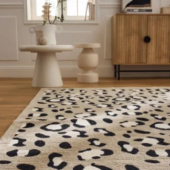Discount Drawer NOMAD Tapis contemporain à motifs léopard