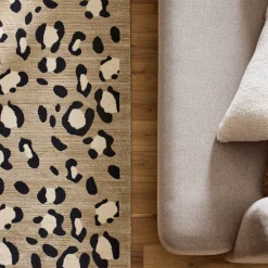Discount Drawer NOMAD Tapis contemporain à motifs léopard