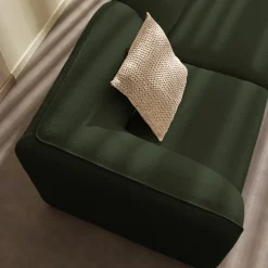 Sale Drawer NOOR Angle réversible pour canapé modulable en tissu bouclette
