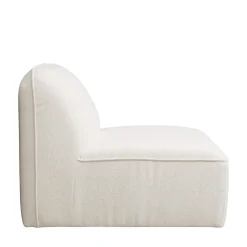 Online Drawer NOOR Chauffeuse pour canapé modulable en tissu bouclette