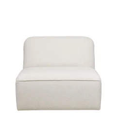 Online Drawer NOOR Chauffeuse pour canapé modulable en tissu bouclette