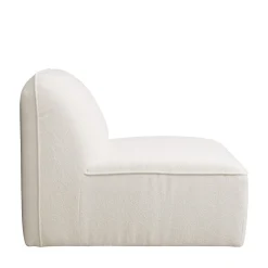Online Drawer NOOR Chauffeuse pour canapé modulable en tissu bouclette