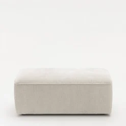 Discount Drawer NOOR Pouf pour canapé modulable en velours côtelé