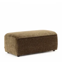 Discount Drawer NOOR Pouf pour canapé modulable en velours côtelé