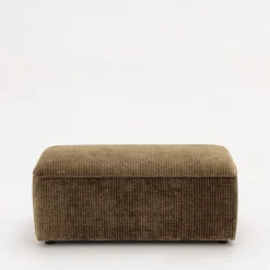 Discount Drawer NOOR Pouf pour canapé modulable en velours côtelé