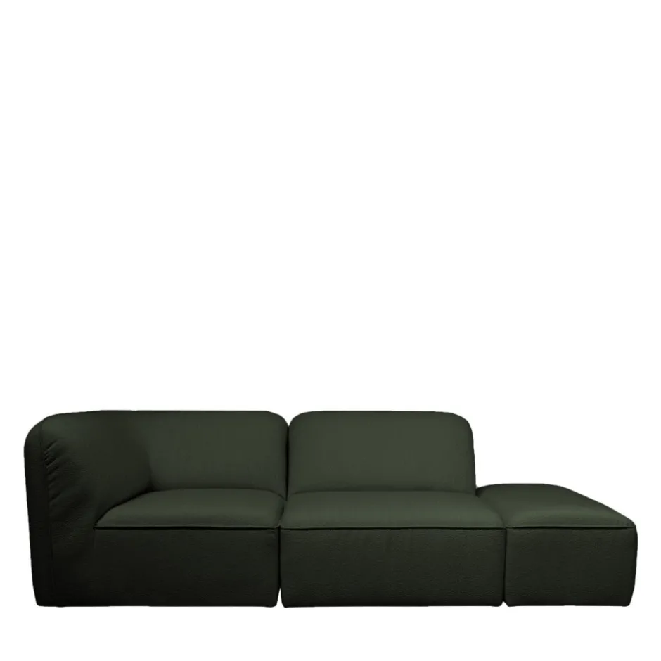 Hot Drawer NOOR Pouf pour canapé modulable en tissu bouclette