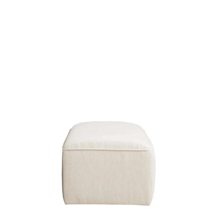 Hot Drawer NOOR Pouf pour canapé modulable en tissu bouclette