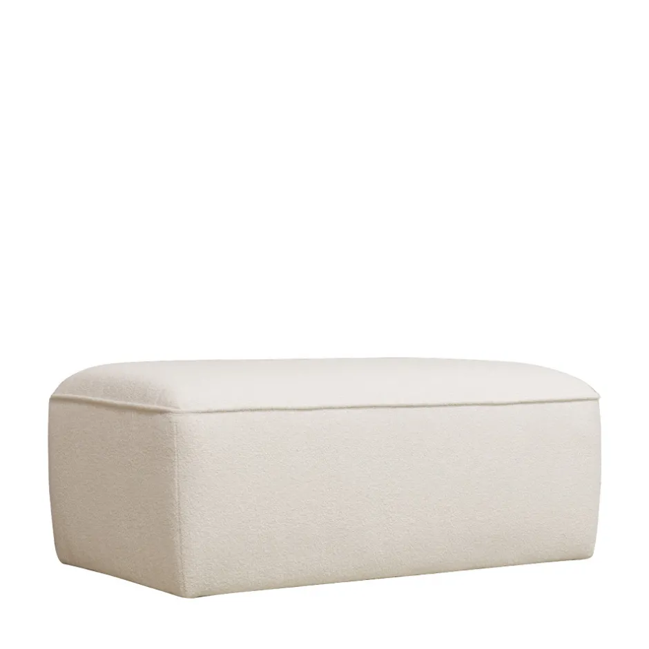 Hot Drawer NOOR Pouf pour canapé modulable en tissu bouclette