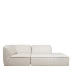 Hot Drawer NOOR Pouf pour canapé modulable en tissu bouclette