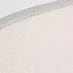 Online Drawer NOUSSA Tête de lit en coton et lin demi-lune L170cm