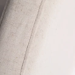 Online Drawer NOUSSA Tête de lit en coton et lin demi-lune L170cm