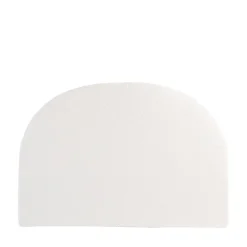 New Drawer NOUSSA Tête de lit en tissu bouclette demi-lune L150cm
