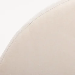 Hot Drawer NOUSSA Tête de lit en tissu chenille demi-lune L150cm