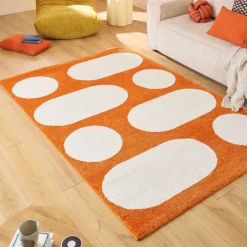 Hot Drawer NOVA Tapis vintage à motif rond