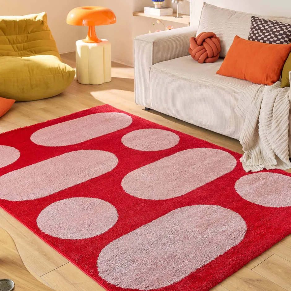 Hot Drawer NOVA Tapis vintage à motif rond
