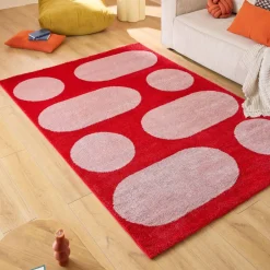 Hot Drawer NOVA Tapis vintage à motif rond