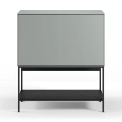 Discount No name NOXA Buffet 2 portes en bois et métal L80cm