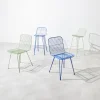 Clearance Pomax OMBRA Lot de 2 chaises design en métal