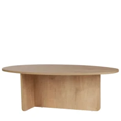 Clearance Drawer ORIS Table basse organique en bois 120x65cm