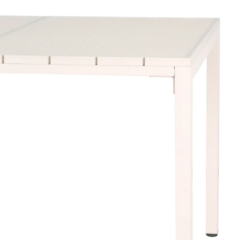 New Drawer ORKA Ensemble table et chaises de jardin 4 personnes en métal