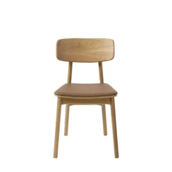 Best No name ORR Lot de 2 chaises en bois et simili