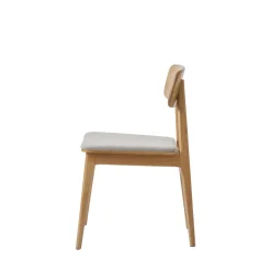 Sale No name ORR Lot de 2 chaises en tissu et bois