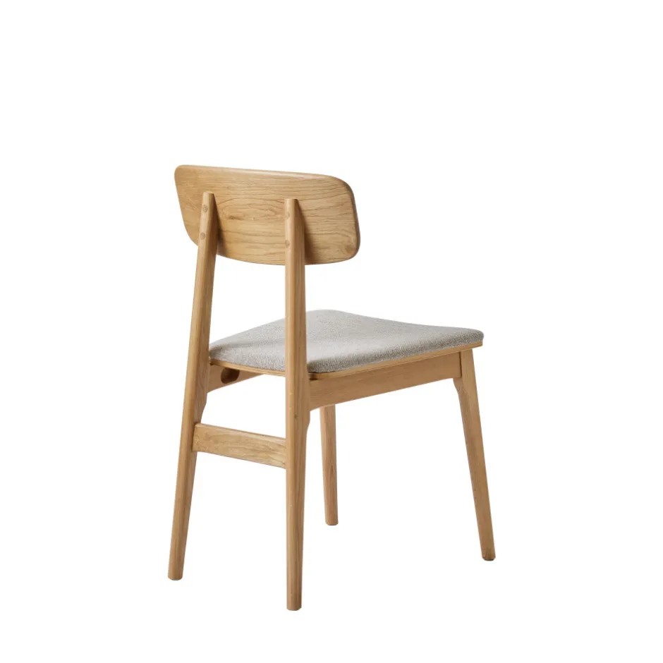Sale No name ORR Lot de 2 chaises en tissu et bois