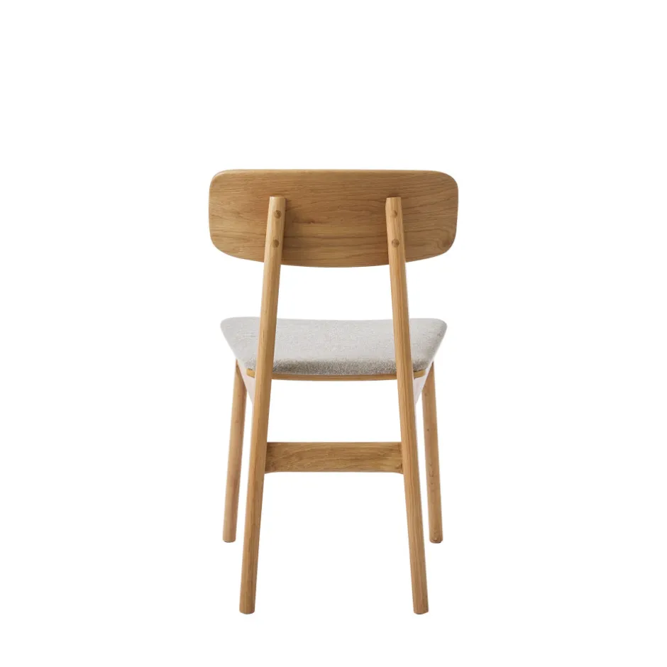 Sale No name ORR Lot de 2 chaises en tissu et bois