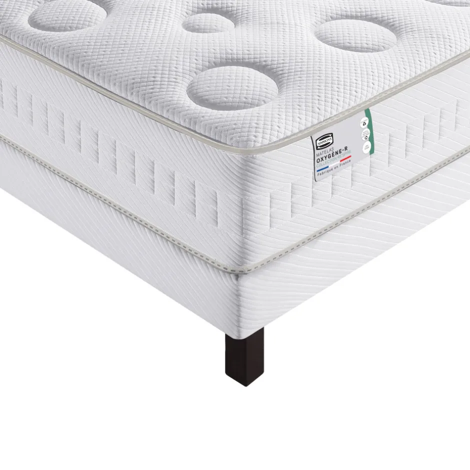 Sale Simmons OXYGÈNE-R Matelas 100% ressorts, épaisseur 26cm, accueil moelleux