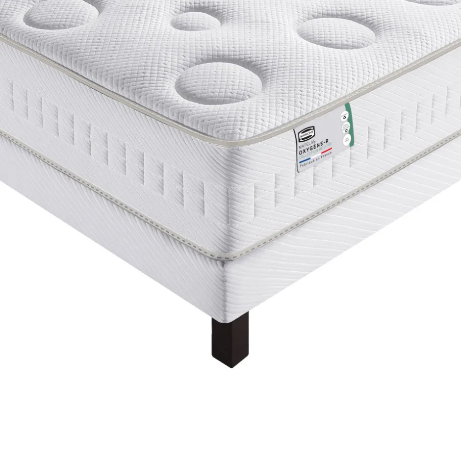 Sale Simmons OXYGÈNE-R Matelas 100% ressorts, épaisseur 26cm, accueil moelleux