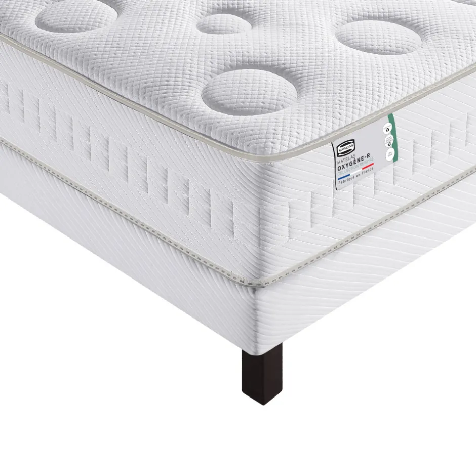 Sale Simmons OXYGÈNE-R Matelas 100% ressorts, épaisseur 26cm, accueil moelleux