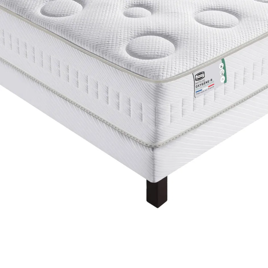 Sale Simmons OXYGÈNE-R Matelas 100% ressorts, épaisseur 26cm, accueil moelleux