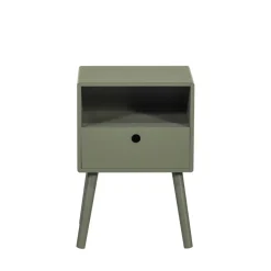 Best Woood OZZY Table de chevet 1 tiroir, 1 niche en bois