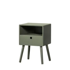 Best Woood OZZY Table de chevet 1 tiroir, 1 niche en bois