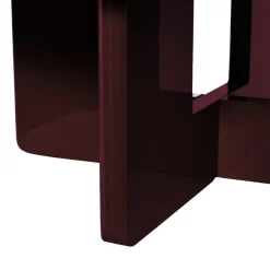 Discount Drawer PALOMA Table basse ronde en bois laqué ø80cm