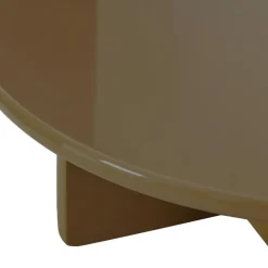 Discount Drawer PALOMA Table basse ronde en bois laqué ø80cm