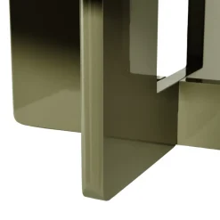 Discount Drawer PALOMA Table basse ronde en bois laqué ø80cm