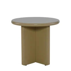 Discount Drawer PALOMA Table d'appoint ronde en bois laqué ø50cm