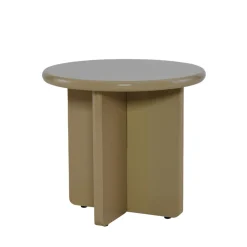 Discount Drawer PALOMA Table d'appoint ronde en bois laqué ø50cm