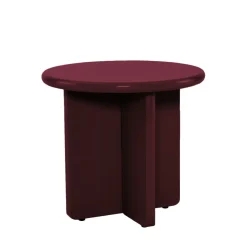 Discount Drawer PALOMA Table d'appoint ronde en bois laqué ø50cm