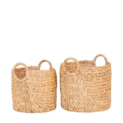 Sale House Nordic PASSO Lot de 2 paniers en jacinthe d’eau