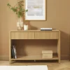 Online No name PAULA Console 2 tiroir en bois L120cm