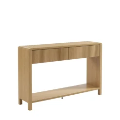 Online No name PAULA Console 2 tiroir en bois L120cm