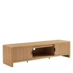 Discount No name PAULA Meuble TV 2 portes en bois L160cm