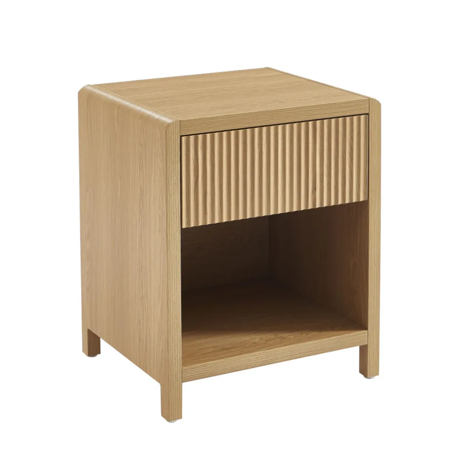Discount No name PAULA Table de chevet 1 tiroir en bois