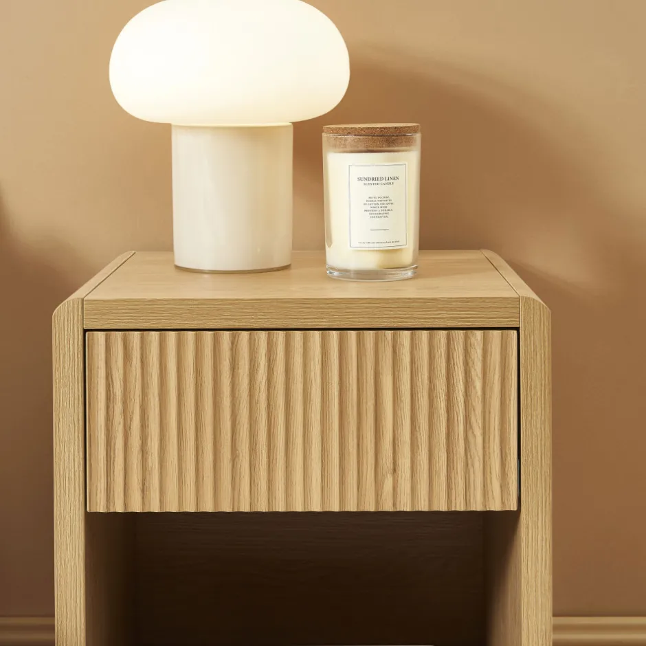 Discount No name PAULA Table de chevet 1 tiroir en bois